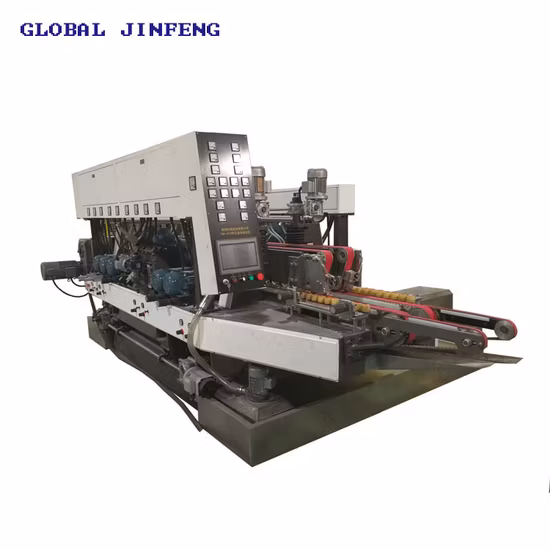 Glass Straight Line Double Edger Grinding and Polishing Processing Machine with Ce Certificate (Jfsz-4200)